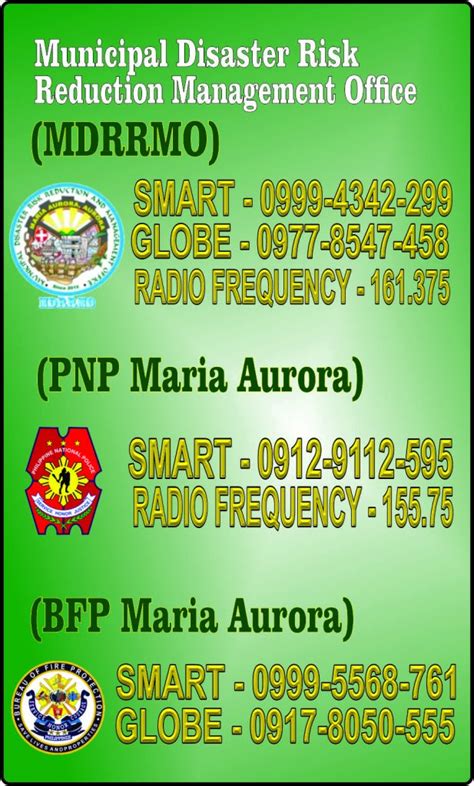 Municipal Disaster Risk Reduction Management (MDRRM).
